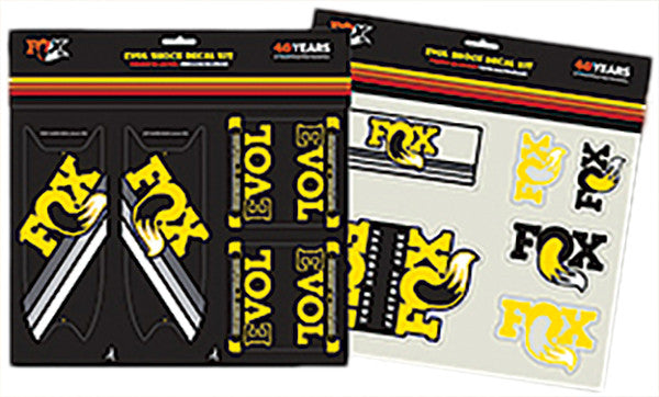 FOX Float Evol Heritage Decal Kit (Yellow) 803-00-928