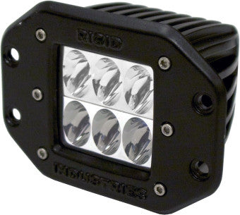 RIGID D2 Driving Fm H/L Light W/White Leds (Pair) 51131H