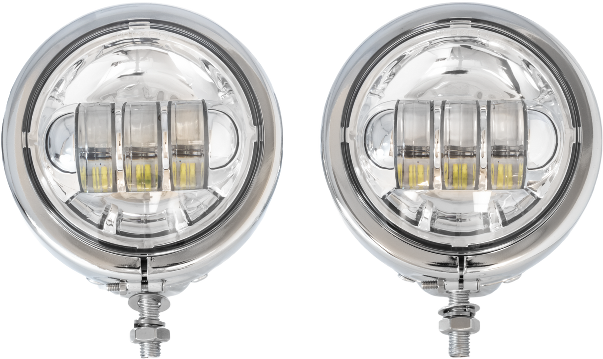 LETRIC LIGHTING CO4.5" Led Assem Chr Shell ChromeLLC-PL-CC