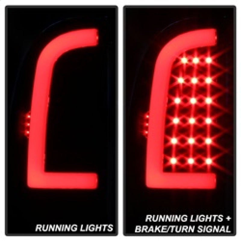 xTune 05-15 Toyota Tacoma (Excl LED Tail Lights) LED Tail Lights - Blk Smk (ALT-ON-TT05-LBLED-BSM) 9038556