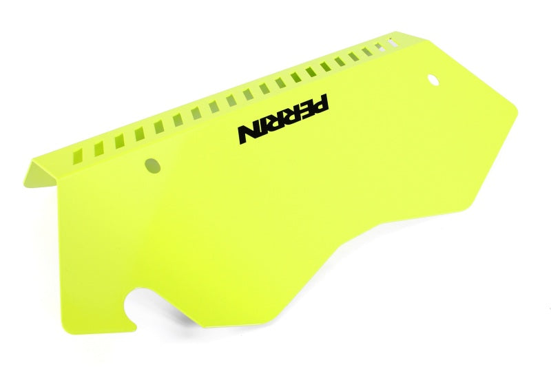 Perrin 2022+ Subaru WRX Pulley Cover - Neon Yellow PSP-ENG-153NY