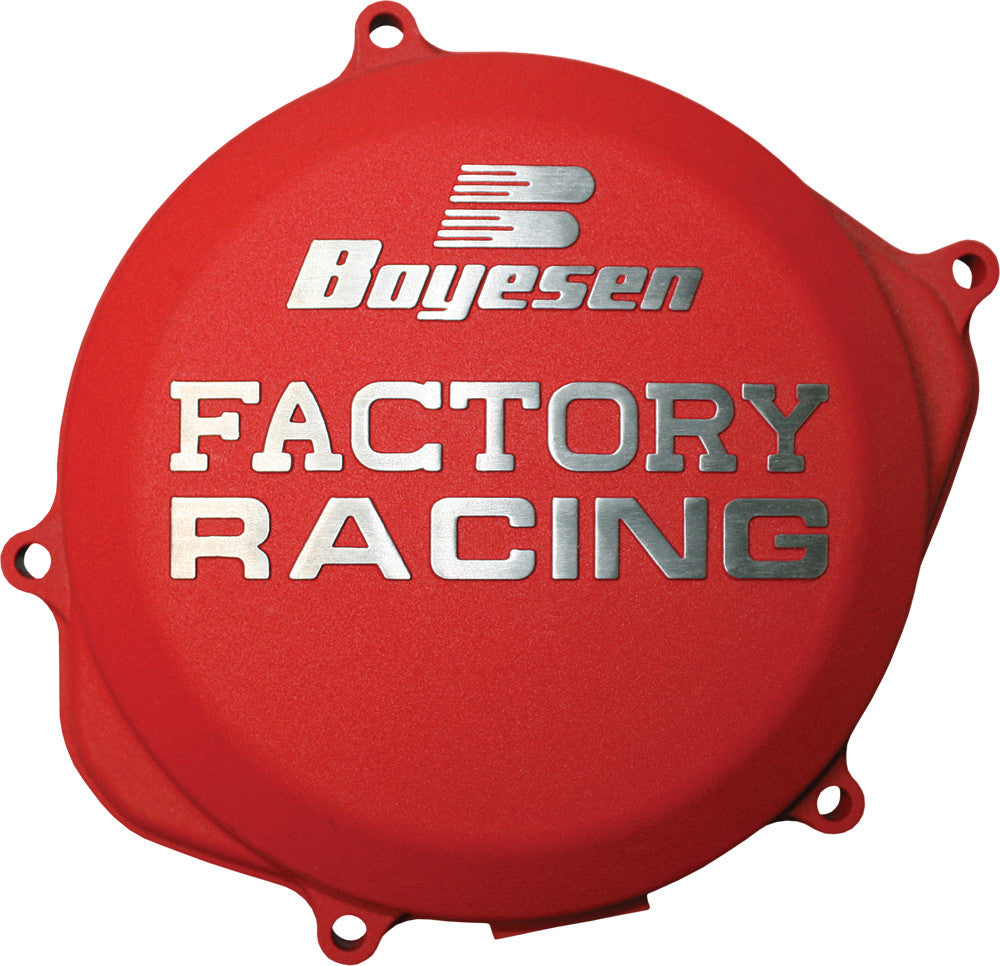 BOYESEN Factory Racing Clutch Cover Red CC-07AR