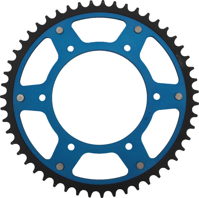 SUPERSPROX Rear Stealth Sprocket Alu/Stl 51t-520 Blu Husq/Ktm RST-990-51-BLU