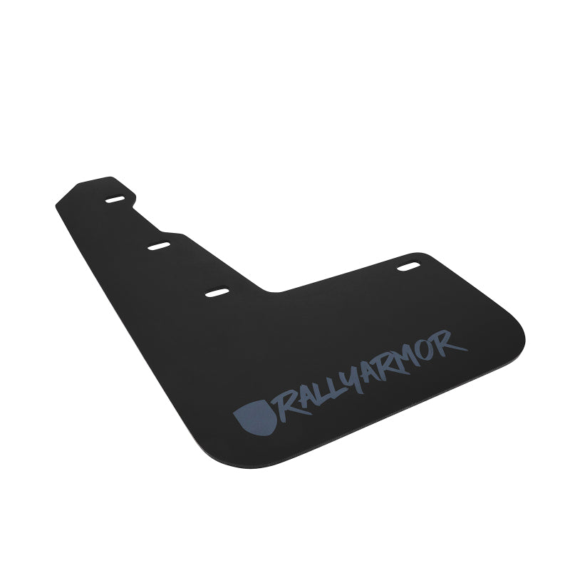 Rally Armor 15-21 Subaru WRX & STI Black Mud Flap Grey Altered Font Logo MF32-UR-BLK/GRY-X