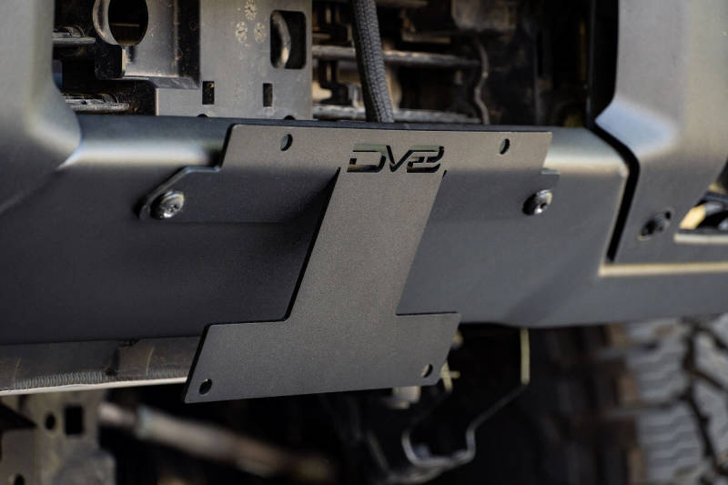 DV8 Offroad 21-22 Ford Bronco Factory Front Bumper Licence Relocation Bracket - Front LPBR-01