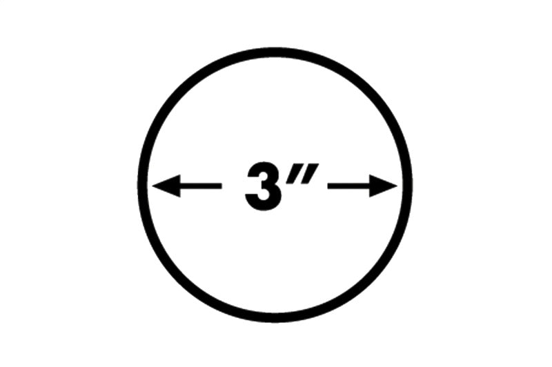 Deezee 09-2022 Dodge/Ram Ram Tubes - 3In Round Black Steel RegCab DZ 372211