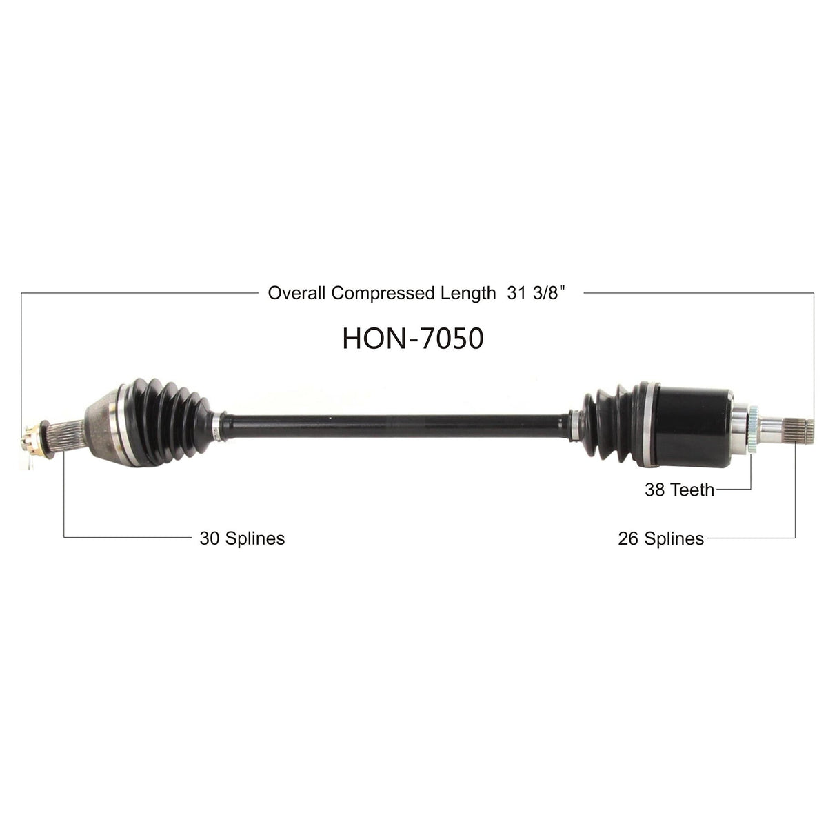 OPEN TRAILOe 2.0 Axle Front HonHON-7050