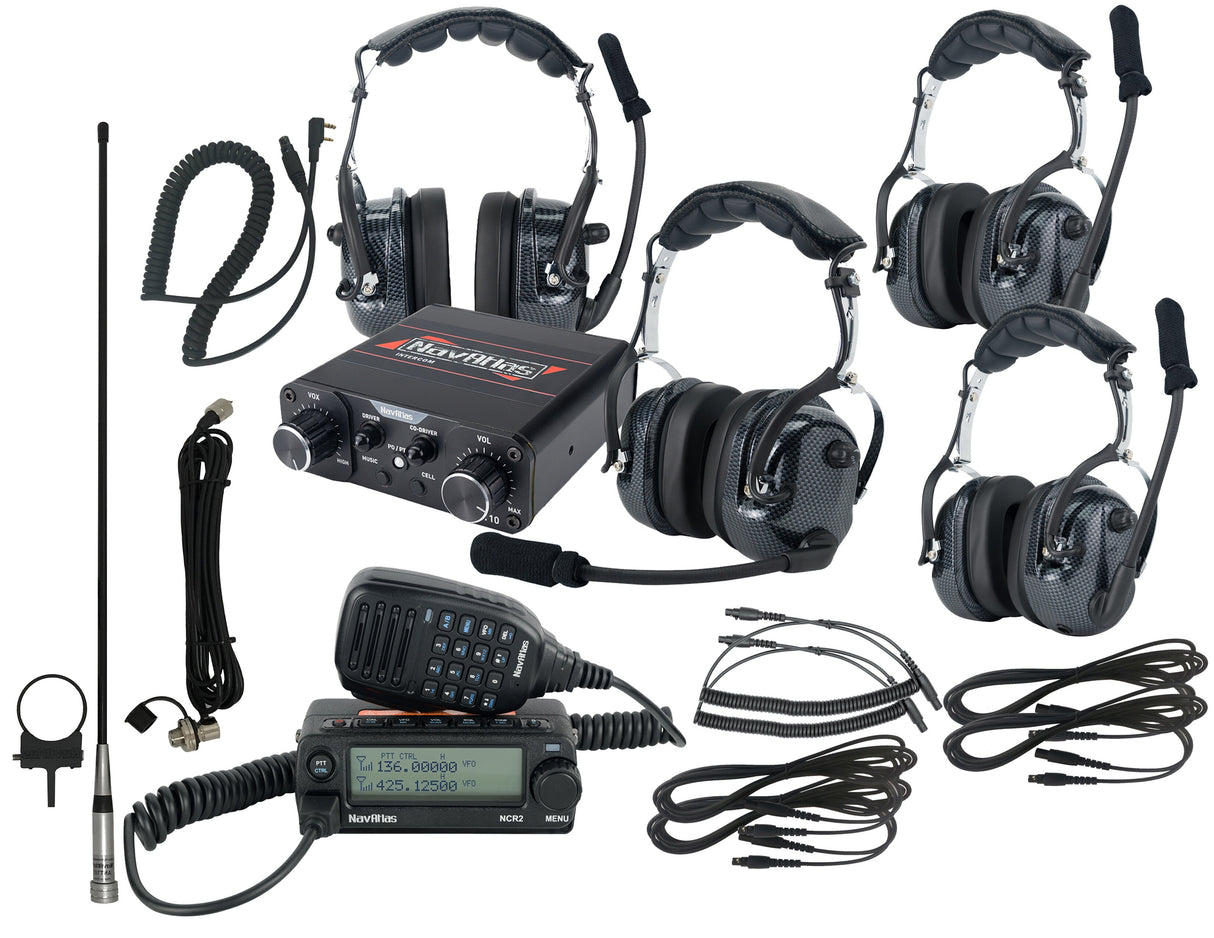 NAVATLAS4 Person Over Head Headset Communication PackageNIROH4