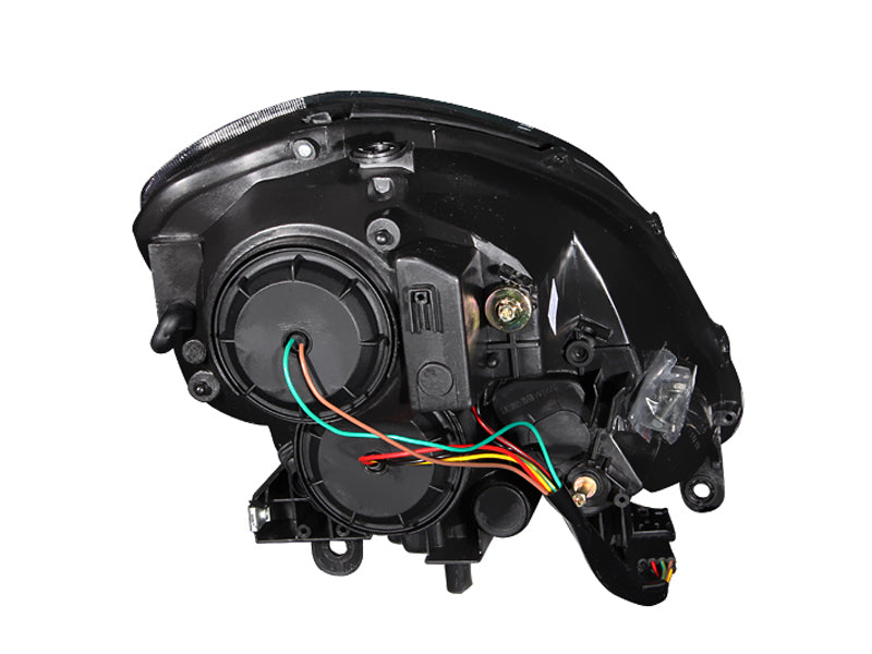 ANZO 2003-2004 Infiniti G35 Crystal Headlights Black 121172