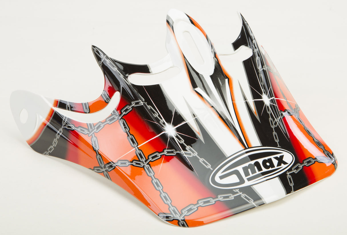 GMAX Visor Lg-3x Slice Red G980012