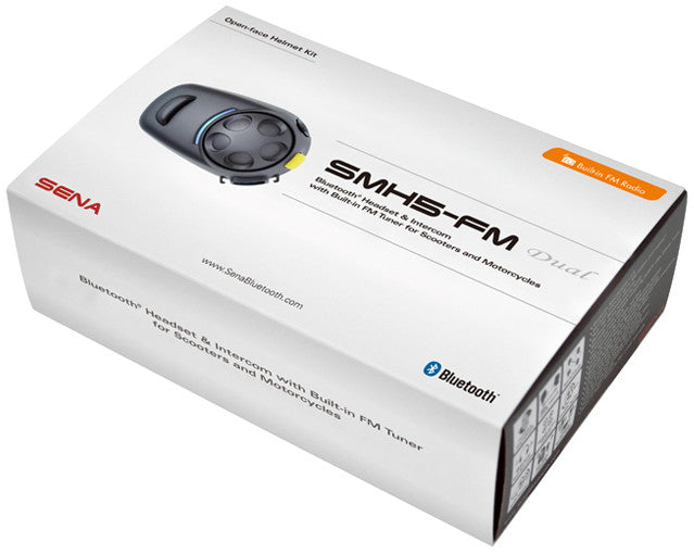 SENA Smh5-Fm Open-Face Helmet Kit Dual Pack SMH5D-FM-01