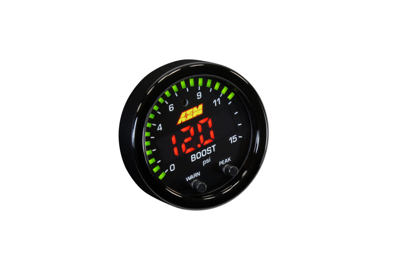 AEM X-Series Pressure 0-15psi Gauge Kit 30-0309