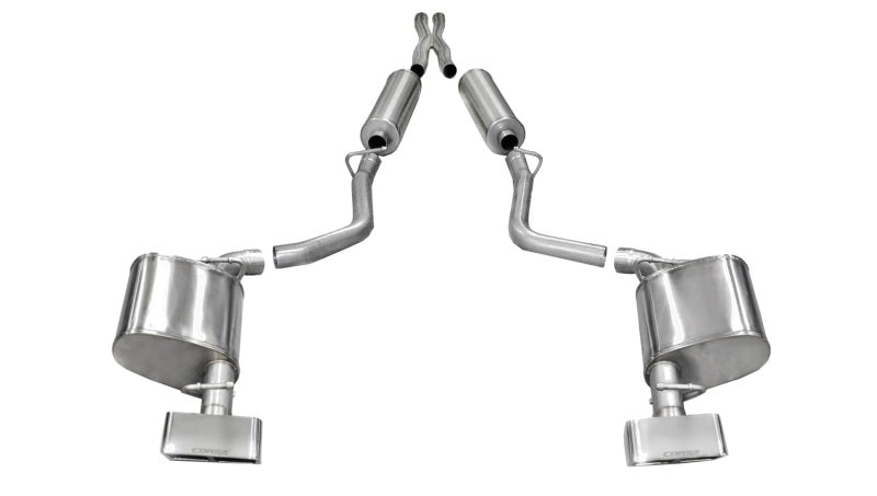Corsa 11-13 Dodge Challenger R/T 5.7L V8 Polished Xtreme Cat-Back Exhaust 14529