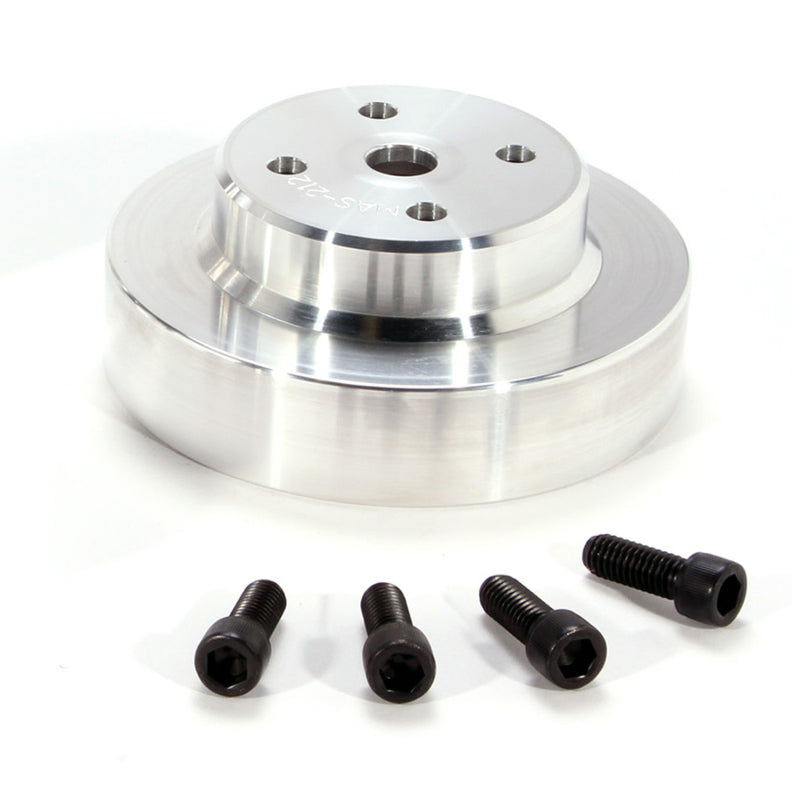 BBK 86-93 Mustang 5.0 Underdrive Pulley Kit - Lightweight CNC Billet Aluminum (3pc) 1553