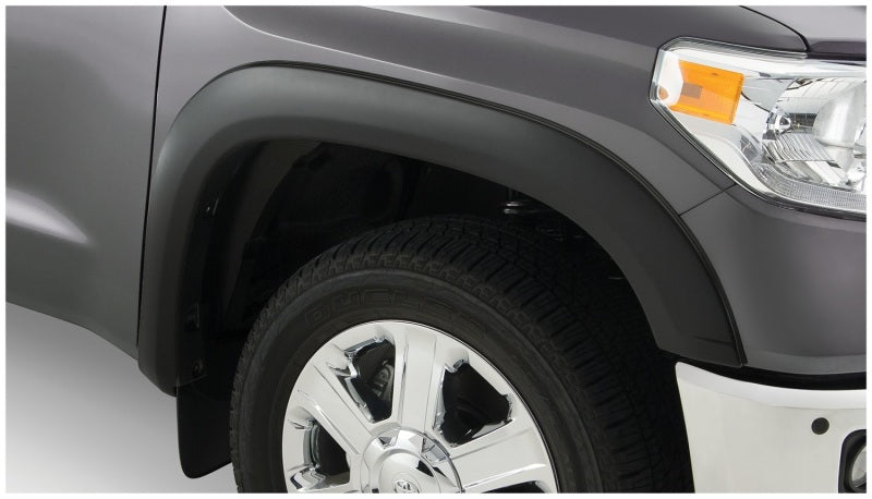 Bushwacker 14-18 Toyota Tundra OE Style Flares 2pc Fits w/ Factory Mudflap - Black 30037-02