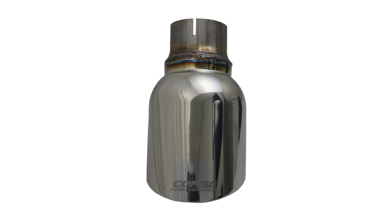 Corsa Single Universal 2.5in Inlet / 4.5in Outlet Polished Pro-Series Tip Kit TK007