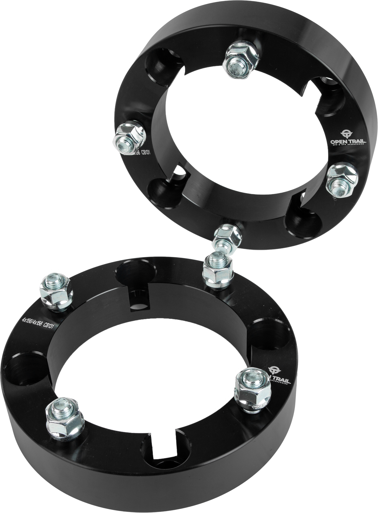 OPEN TRAILWheel Spacer 1.5" 4/156 Stud: 12mm X 1.5mmAC-06657-2BK