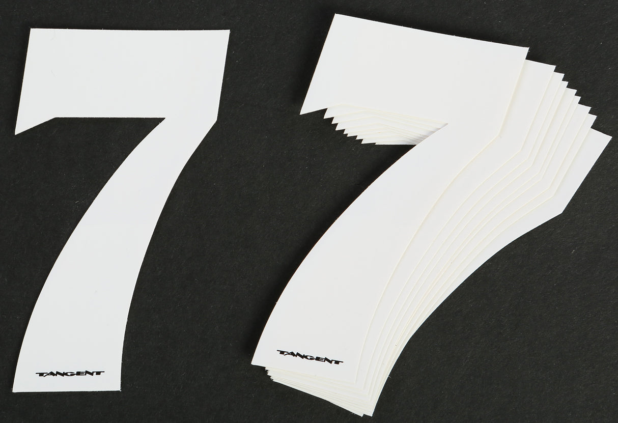 TANGENT Pro Digit 3" White #7 10/Pk 05-3207