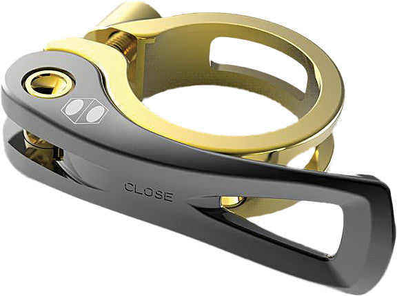 BOX Quick Release Seat Post Clamp 31.8mm Gold BX-SC130Q318-GD
