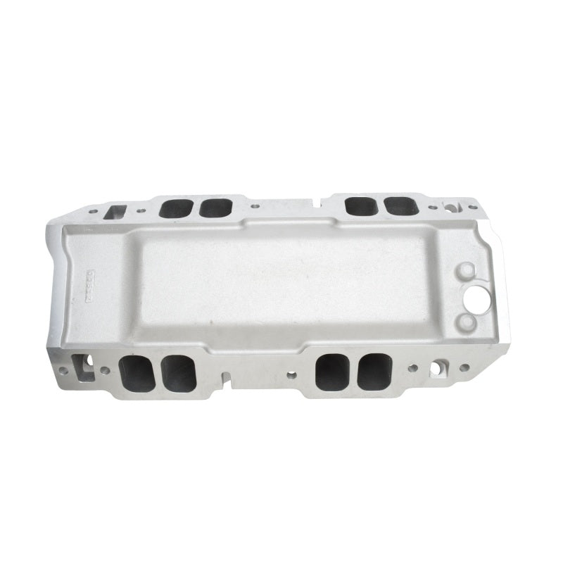 Edelbrock Manifold Chevy BB 9 8 Deck (Short) Super Victor 565 Thick Flange Rect Port Heads 2895
