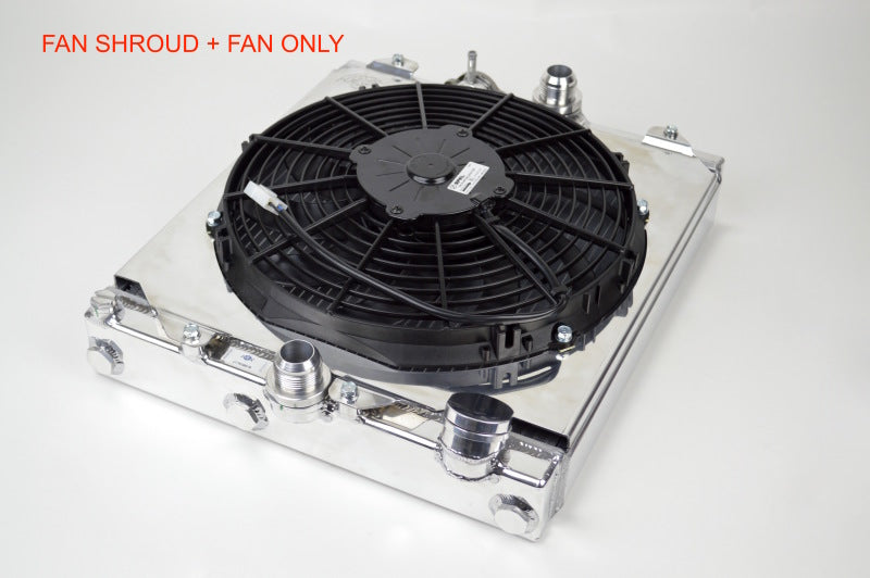 CSF 92-00 Honda Civic All-Aluminum Fan Shroud w/12in SPAL Fan 2858F