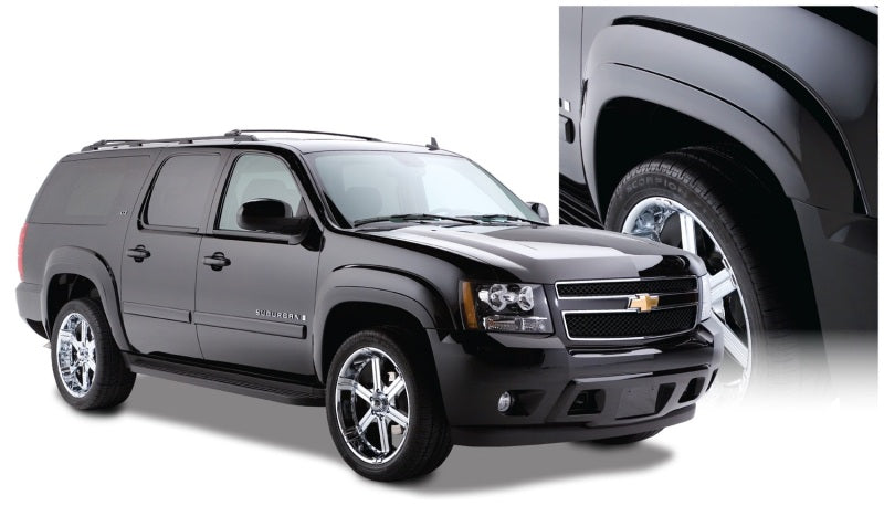 Bushwacker 07-14 Chevy Suburban 1500 OE Style Flares 4pc Does Not Fit LTZ - Black 40921-02