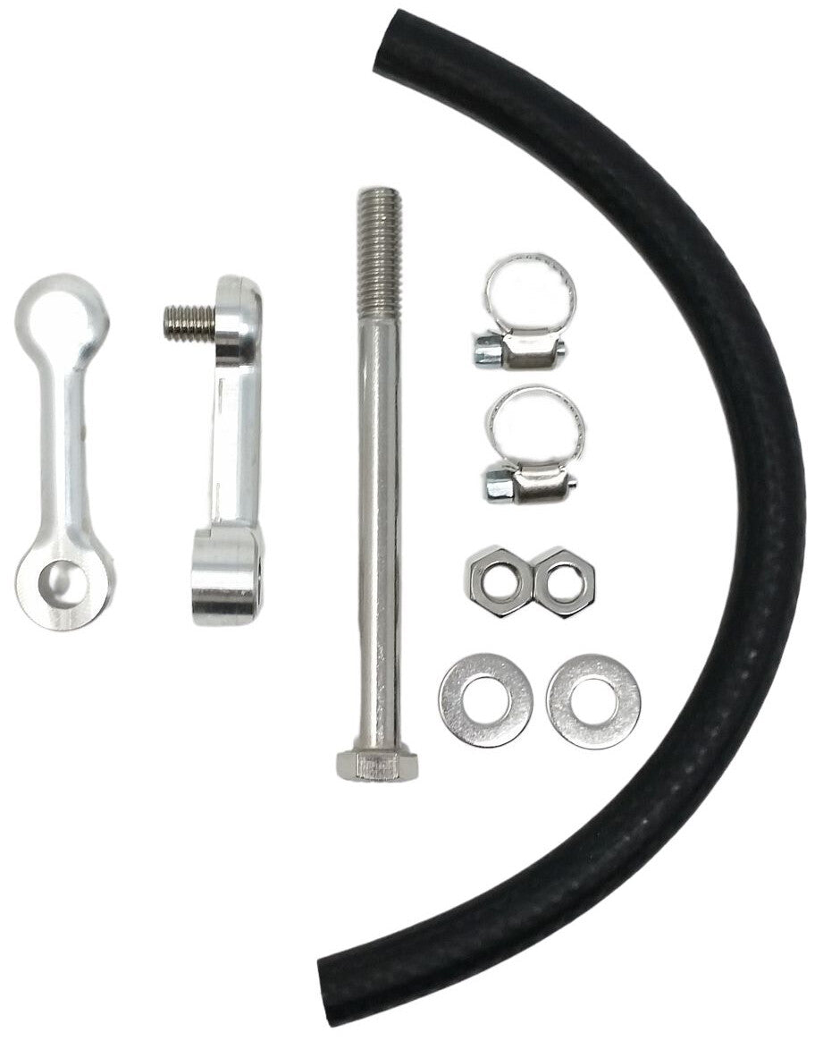 DK CUSTOM PRODUCTS Billet Tank Lift Kit 3" `99-17 Softail Machine Finish DK-SFT-TLK-3-M