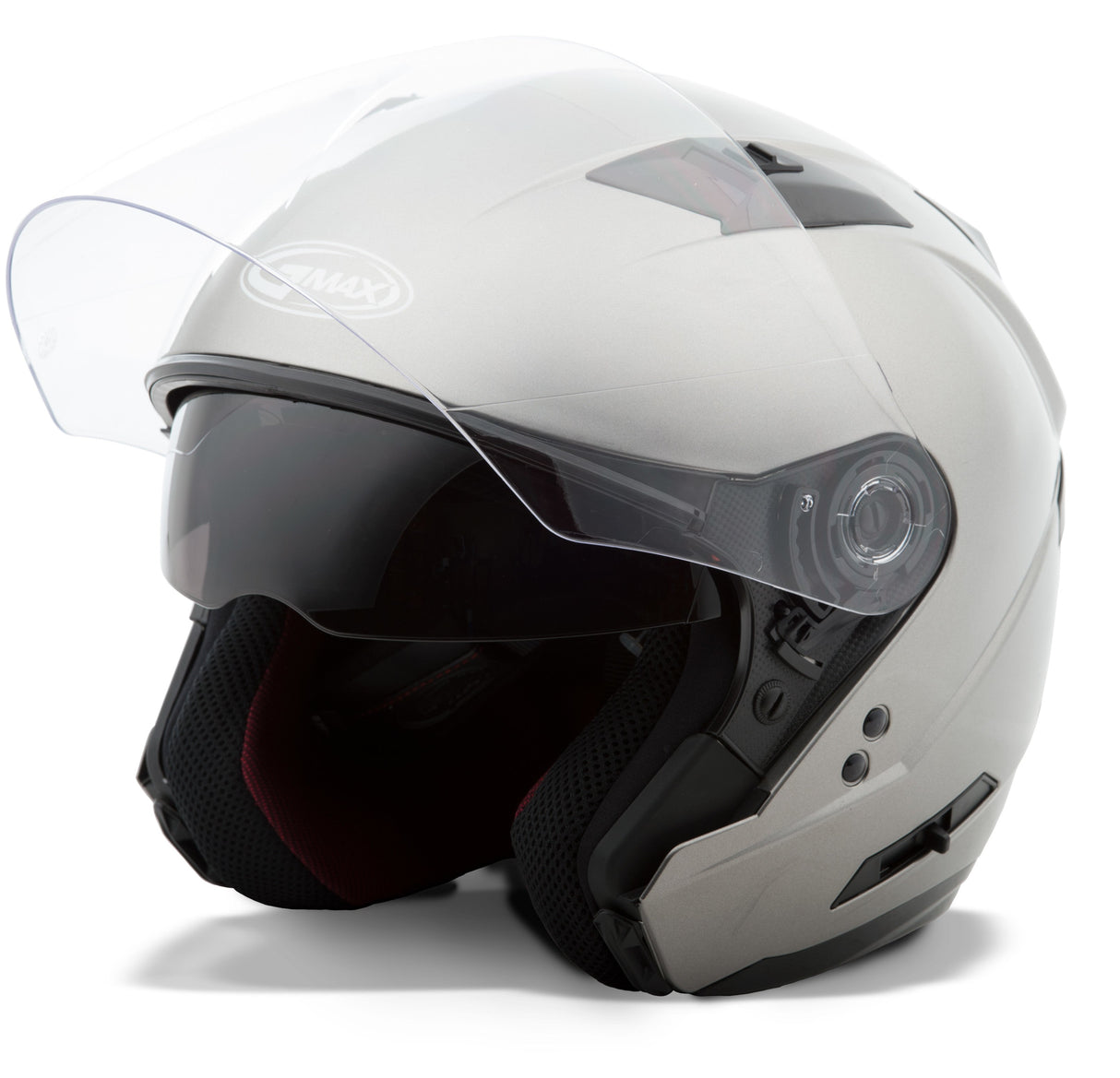 GMAX Of-77 Open-Face Helmet Titanium Lg G3770476