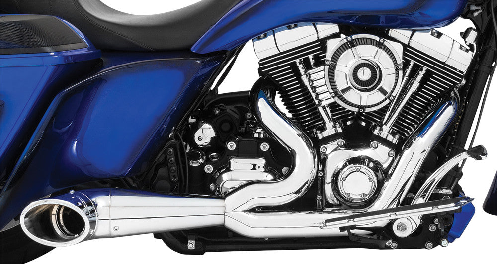 FREEDOM Turnout 2-1 Chrome W/Chrome Tip Flt HD00508