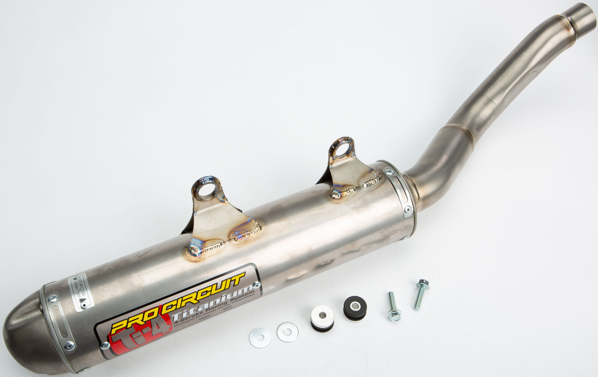 PRO CIRCUIT Ti-4 Slip-On W/Spark Arrestor 4QY04450-TI