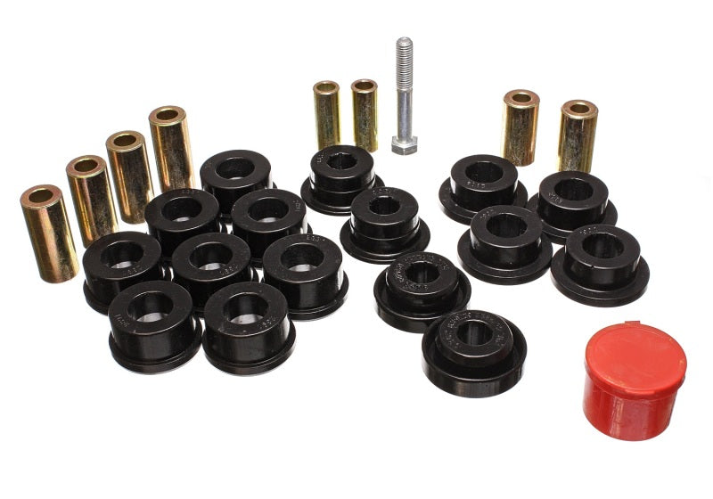 Energy Suspension Control Arm Bushings - Front - Black 2.3108G