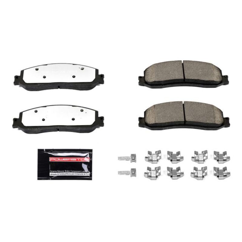 Power Stop 2012 Ford F-250 Super Duty Front Z36 Truck & Tow Brake Pads w/Hardware Z36-1631