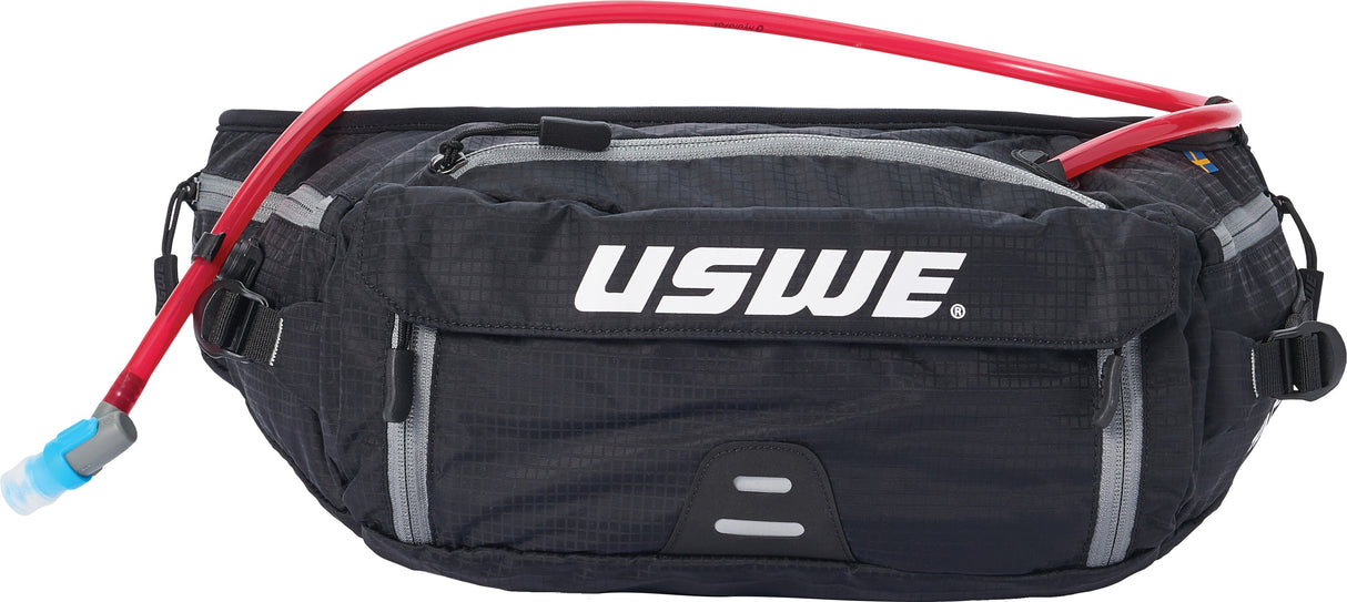 USWE Zulo 6 Black Carbon 1.5l Vented Hip Pack Pnp Tube 2064101