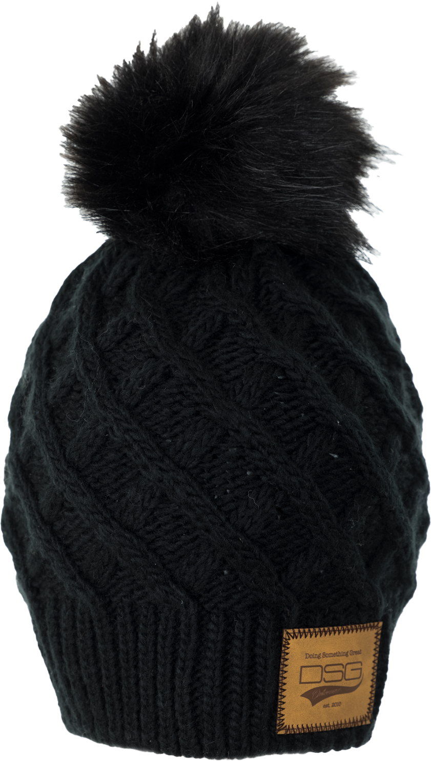 DSG Solid Pom Beanie Black 45345