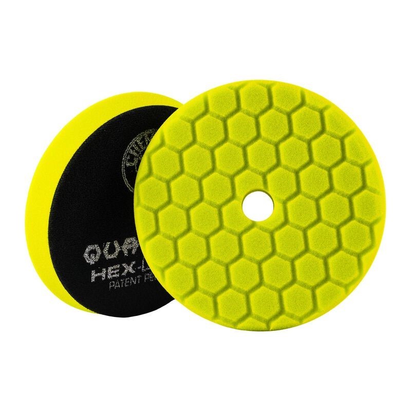 Chemical Guys Hex-Logic Quantum Heavy Cutting Pad - Yellow - 5.5in BUFX111HEX5