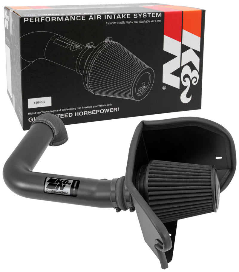 K&N 04-08 Ford F150 V8-5.4L/04-07 Ford Lobo 5.4L V8 Blackhawk Perf Intake Kit 71-2556