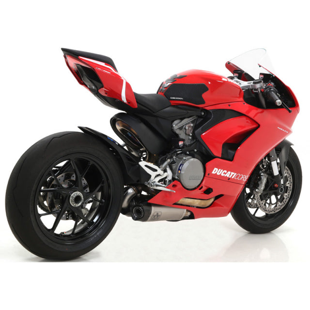 Arrow Panigale V2 955cc 2020 -2024/Streetfighter V2 22/24 Racing Titanium Work Exhaust (R+L) With Welded Stainless Steel Link Pipe 71160pk