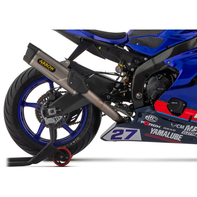 71218CKZ Arrow INDY RACE EVO Competition for Yamaha YZF-R6 17-25 Full System Exhaust, Titanium