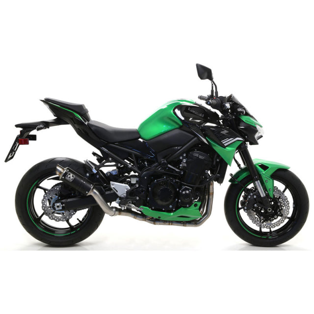 71556GPI Arrow Kawasaki Z900 20-24 Homol.Gp2 Aluminium Dark Exh. With Welded Linkpipe For Orig. Or Arrow Collectors