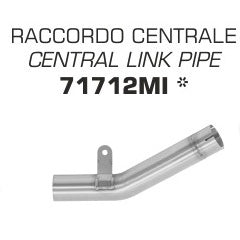 IN STOCK 71712MI Arrow for Zx-6r/636 19-25 2026 Stainless Steel Central Link Pipe For Original Or Arrow Silencers