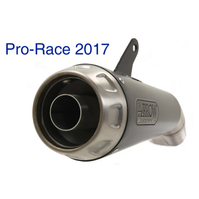 71776prn Arrow GSR 750 11-16/GSX-S 750 17-25 Homologated Pro Race Nichrom Dark Silencer With Link Pipe For Original And Arrow Collectors