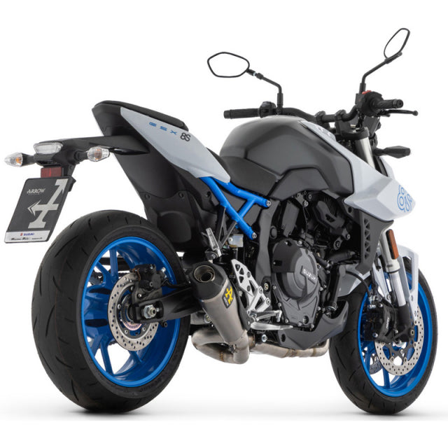 IN STOCK 71956PKW Arrow Suzuki GSX-8S 2023 - 2024 - 2025 Works Titanium Full System Exhaust, Titanium