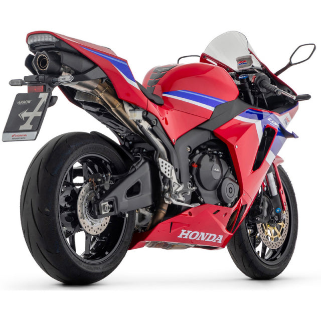 71971AKN Arrow Indy Race Exhaust, Aluminum Dark for Honda CBR600RR 24-25