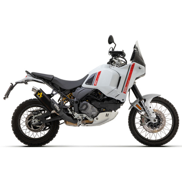 Arrow Indy Race Slip-on Exhaust, Aluminum Dark for Ducati DesertX 950 2022-2024 72638AON