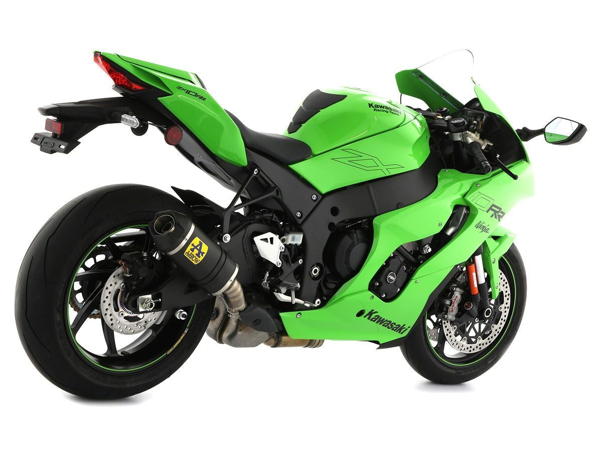 Arrow Homologated Alu. Dark Indy Race Silencer Kawasaki ZX-10RR 21-25 71928akn