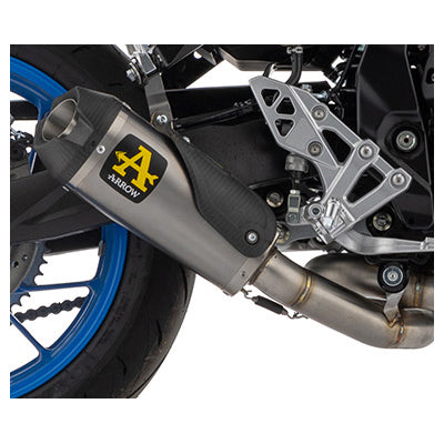 IN STOCK 71956PKW Arrow Suzuki GSX-8S 2023 - 2024 - 2025 Works Titanium Full System Exhaust, Titanium