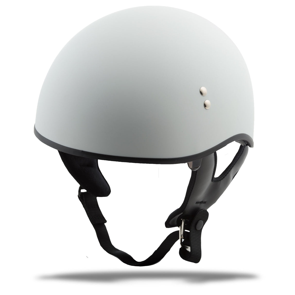 GMAX Hh-65 Half Helmet Naked Matte White Md G1650435