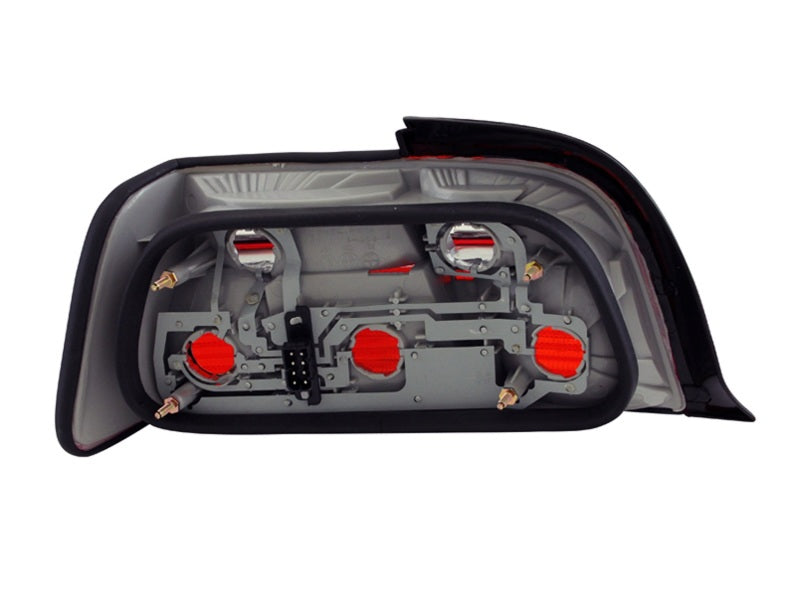 ANZO 1992-1998 BMW 3 Series E36 Coupe/Convertable Taillights Red/Smoke 221199