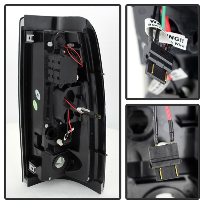 Spyder Chevy Silverado 1500 03-06 (Not Fit Stepside)LED Tail Lights Blk Smke ALT-YD-CS03-LED-BSM 5078025