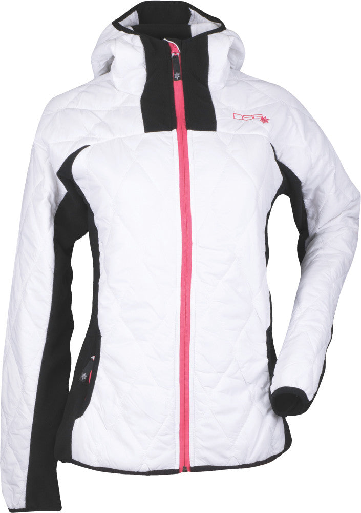 DSG Fleece Jacket White/Black 3x 35372